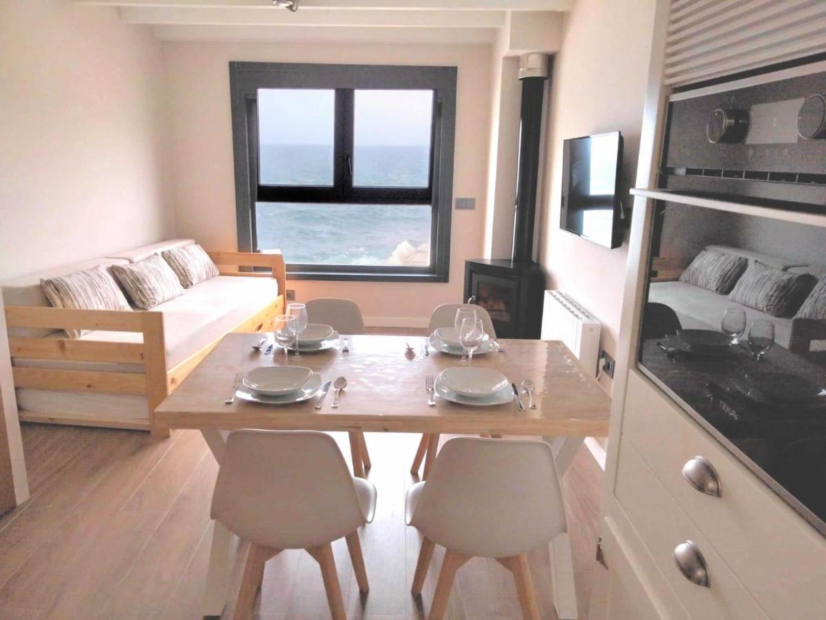 Vila Marina. Casa Marinera Con Terraza Sobre El Mar En Caion Cayón Екстериор снимка